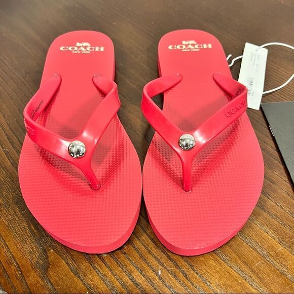 COACH ZAK flip flop nwt 6 - Picture 1 of 6